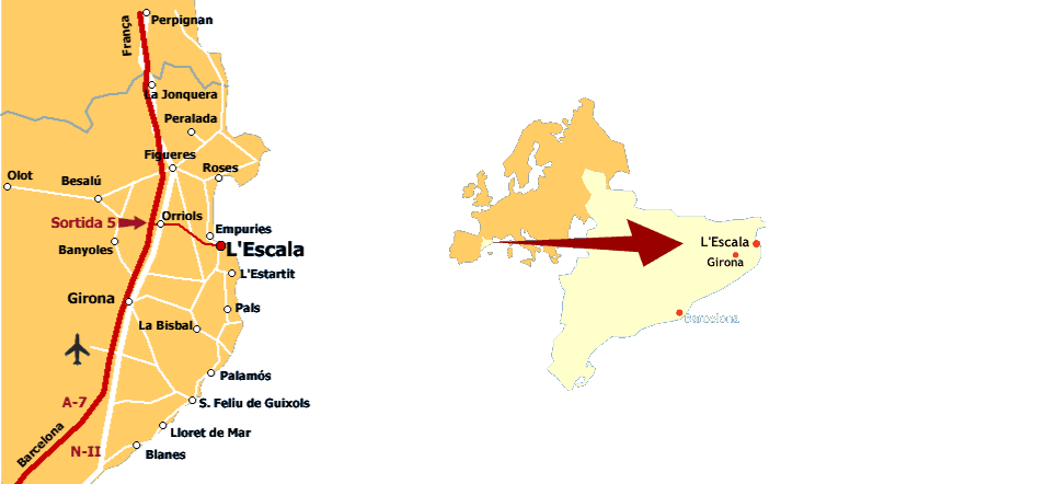 map-lescala